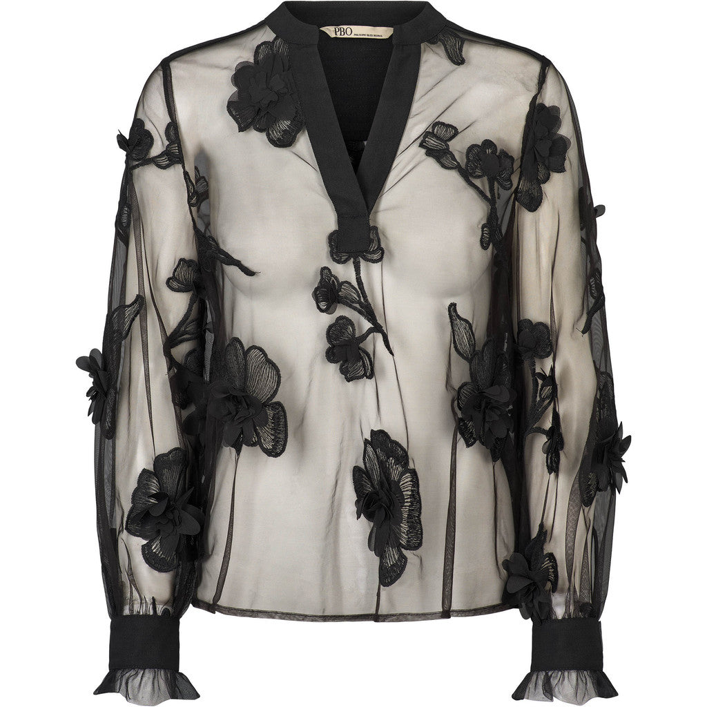 PBO 1050 Bina Blouse Black