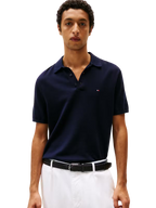 Essential Cotton Knitted Polo Desert Sky