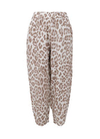 Melina Barrel Linen Pant Nougat Leo