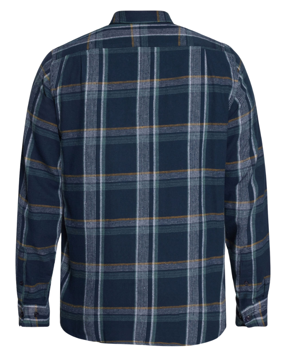 Bruce Check + Shirt Deep Marine