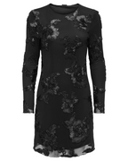 Casablanca Mesh Short Dress Black