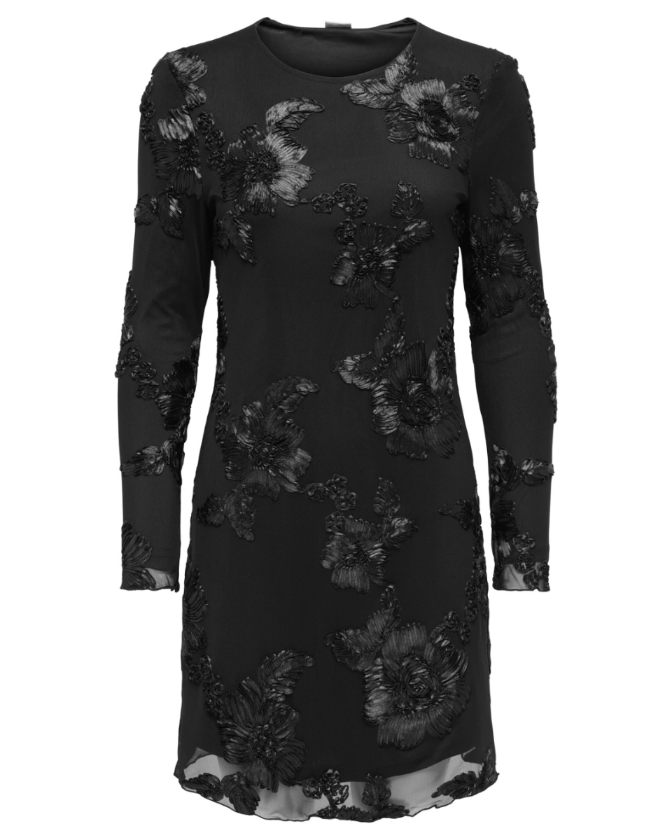 Casablanca Mesh Short Dress Black