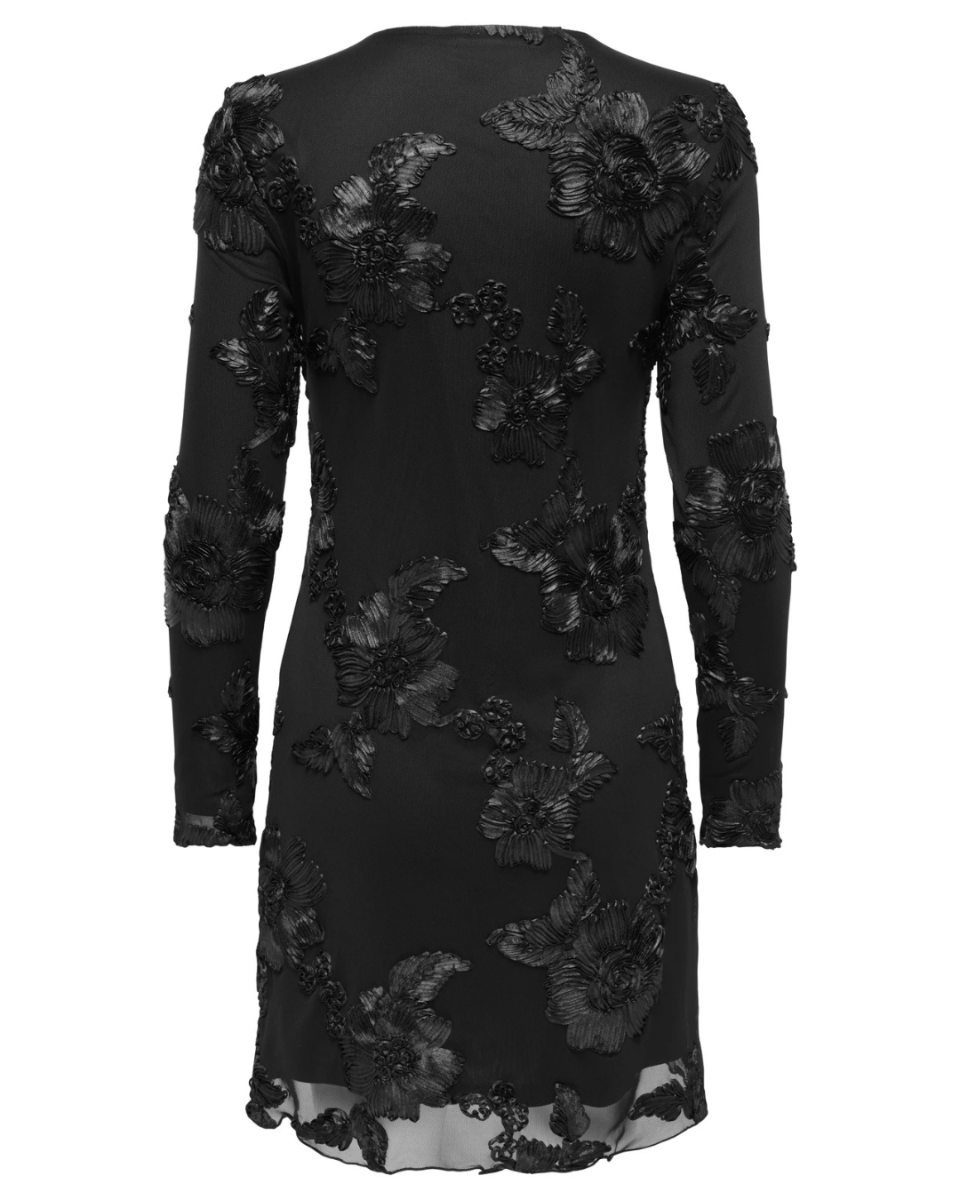 Casablanca Mesh Short Dress Black