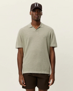 Emmanuel Knit Polo Tea Green