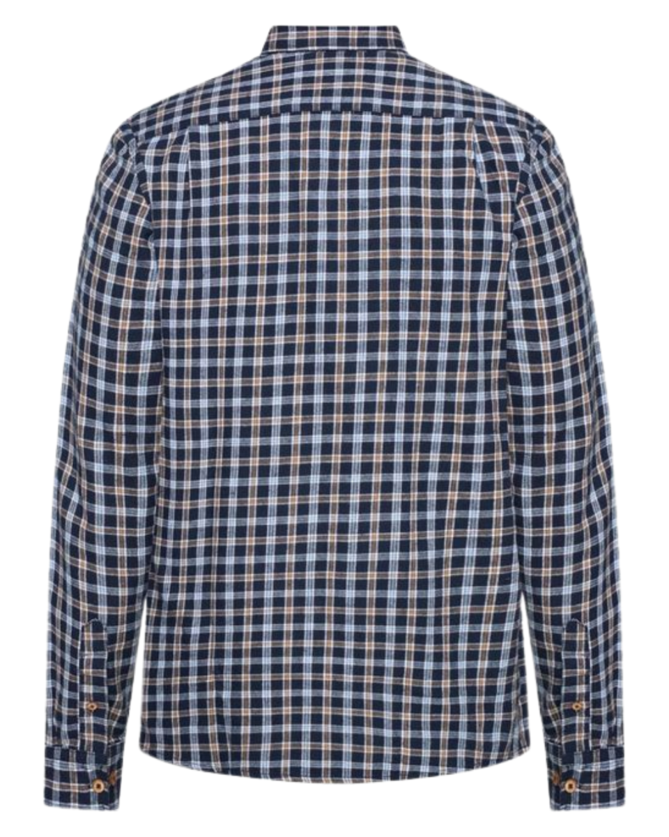 SuneSi Small Check Shirt Deep Marin