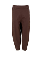 Black Colour Beate Barrel Pant Mocca
