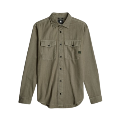 Marine Slim Shirt Green