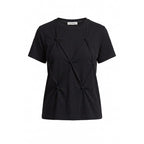 Co'Couture Tania Knot Tee Black