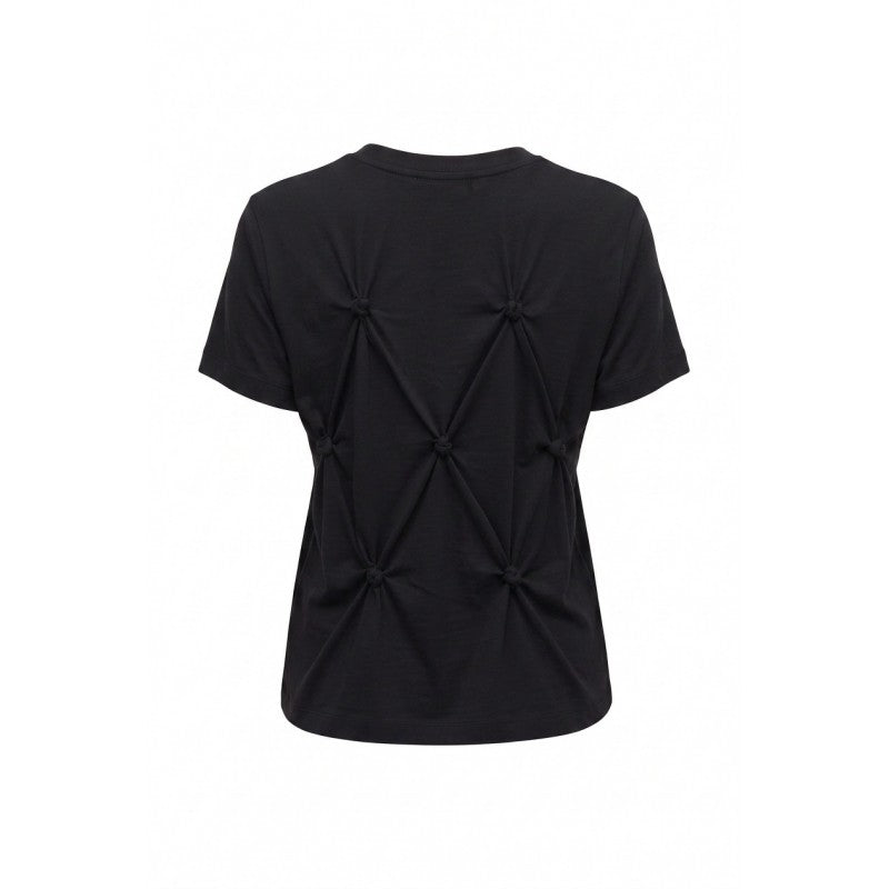 Co'Couture Tania Knot Tee Black
