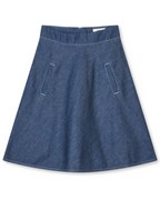 Air Denim Stelly Skirt Dark Blue