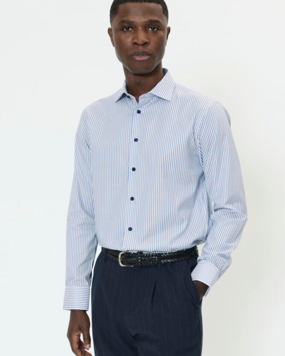 MAmarc N Shirt Chambray Blue