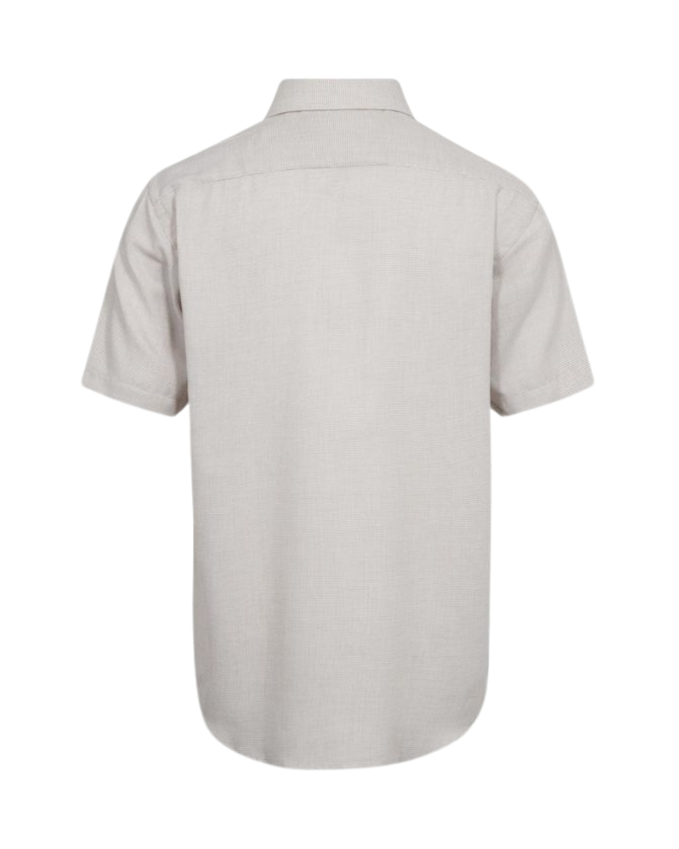 Mens S/S Shirt Regular Fit Sand