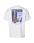 Pete License Ss O-neck Tee Bright White
