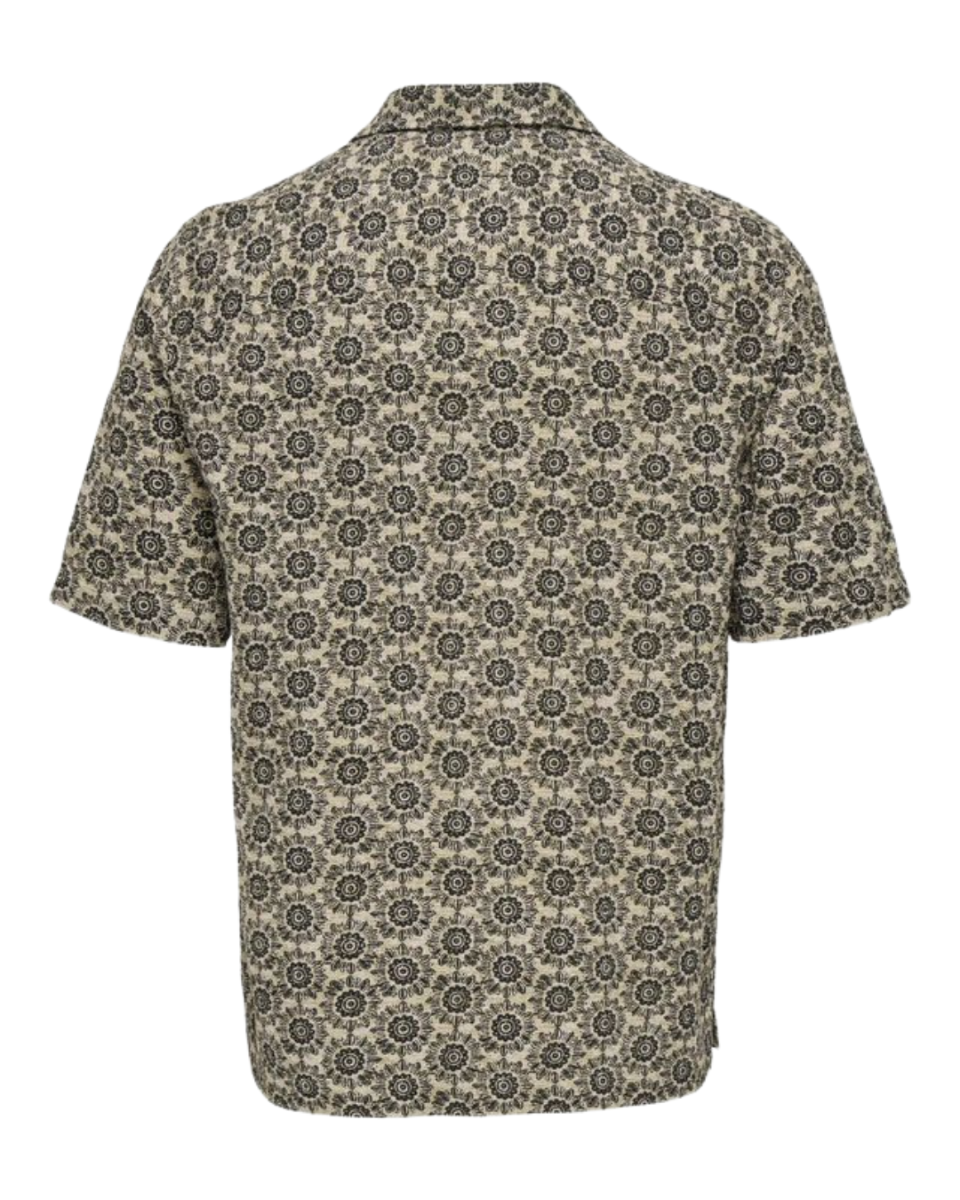 Johnson Reg SS 036 Shirt Twill Jet Black