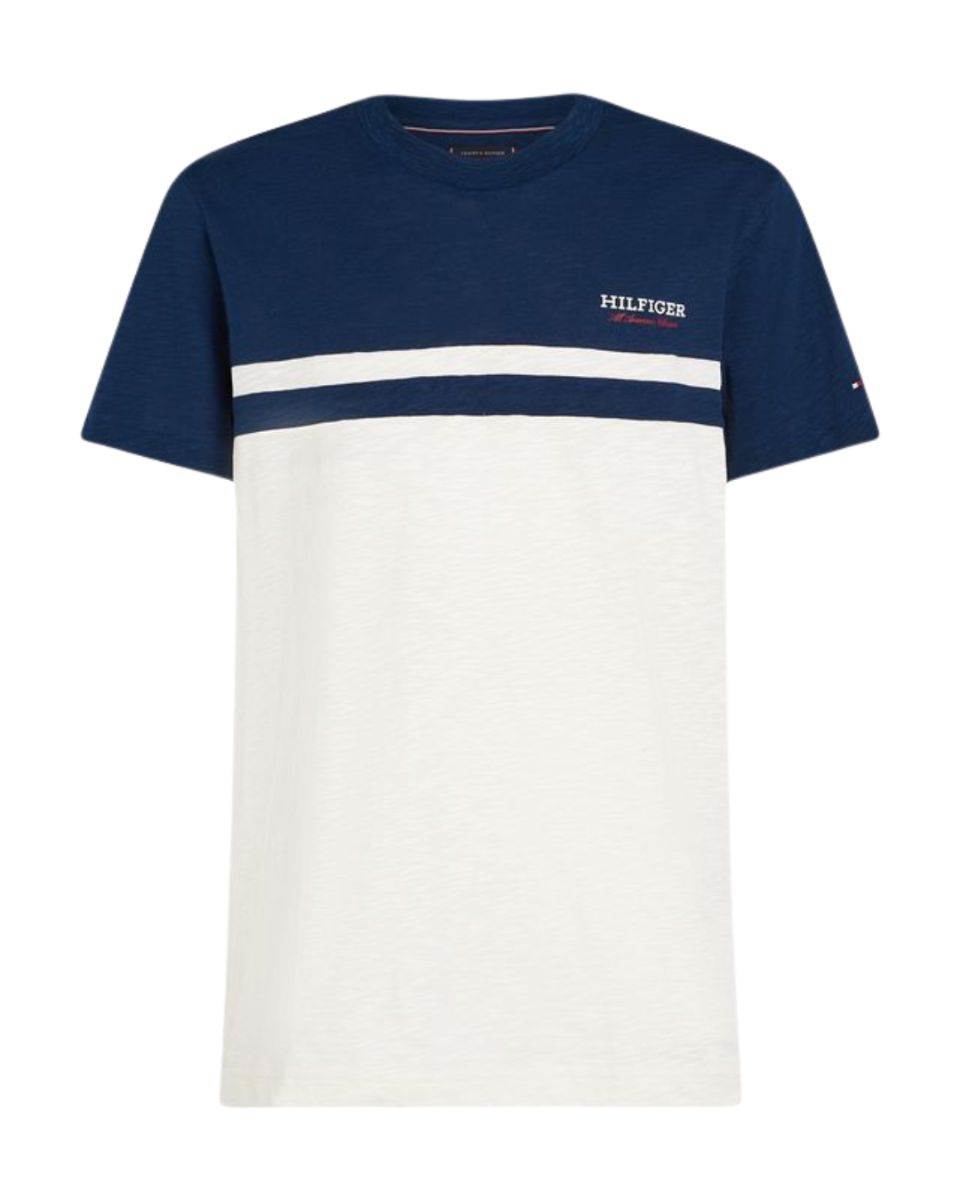 Monotype Colourblock Tee Night Sky
