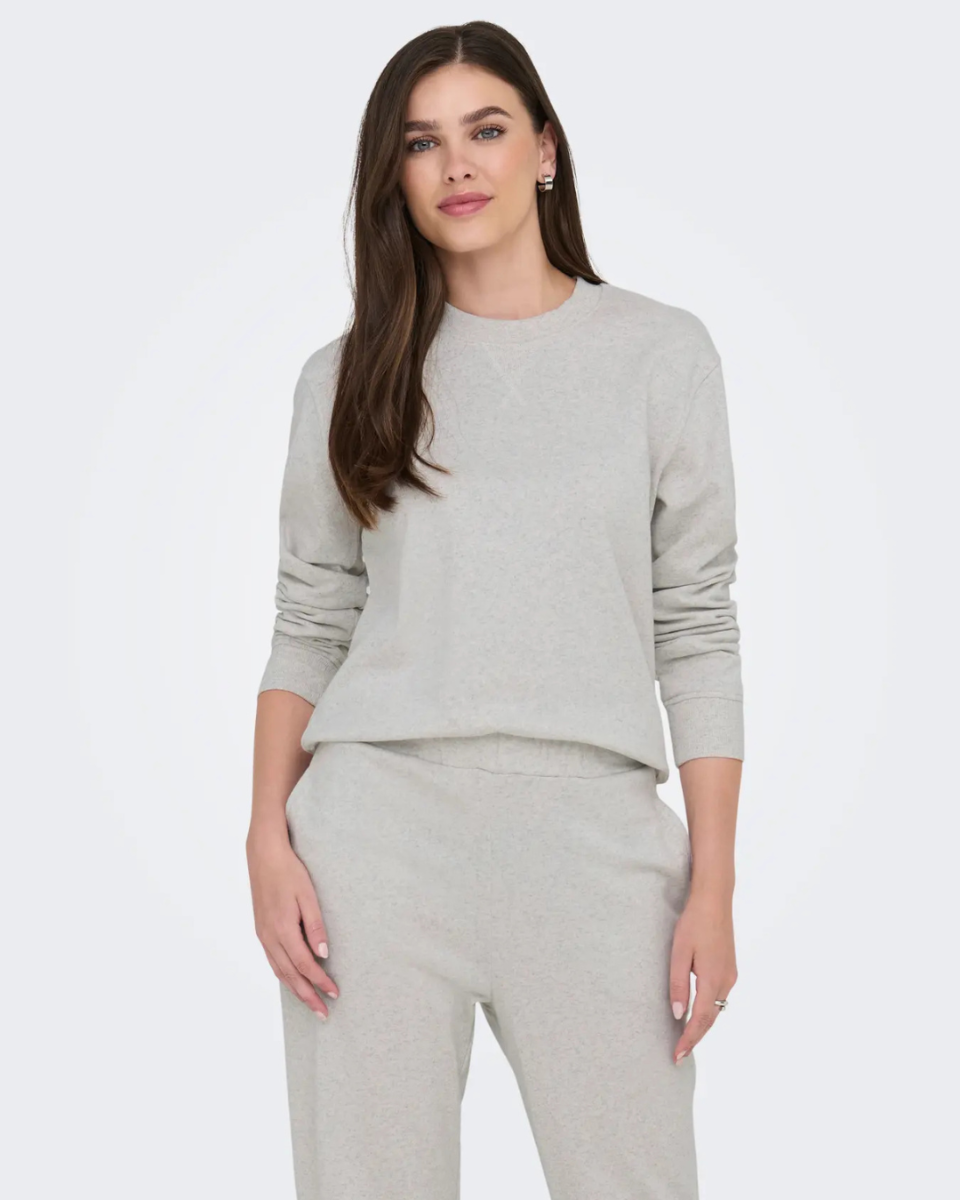 Amalfi Life L/S Sweat Jrs Oatmeal Melange
