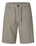 Regular-Brody Linen Bld Shorts Noos Delicioso Mixed
