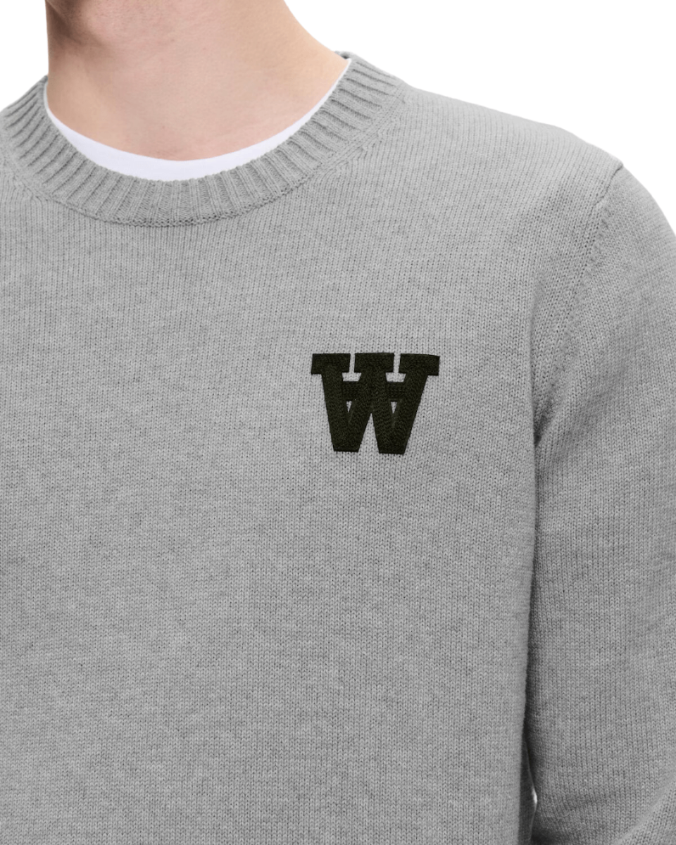 Tay Pullover Light Melange Grey