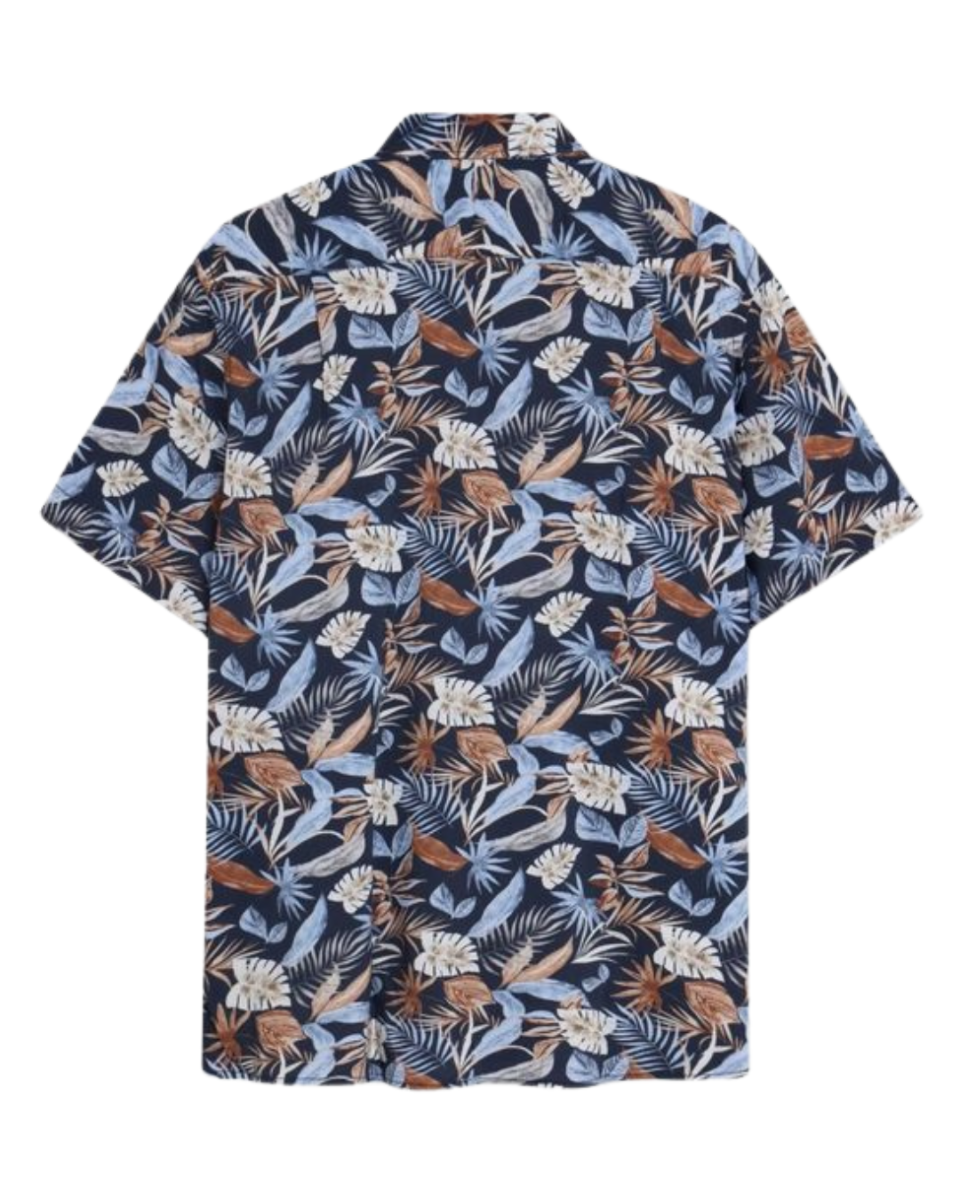 TychoSi Flower Shirt Blucaptain