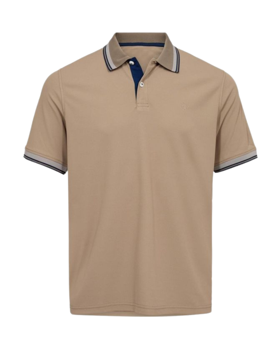 Tech Polo Modern Fit Nougat