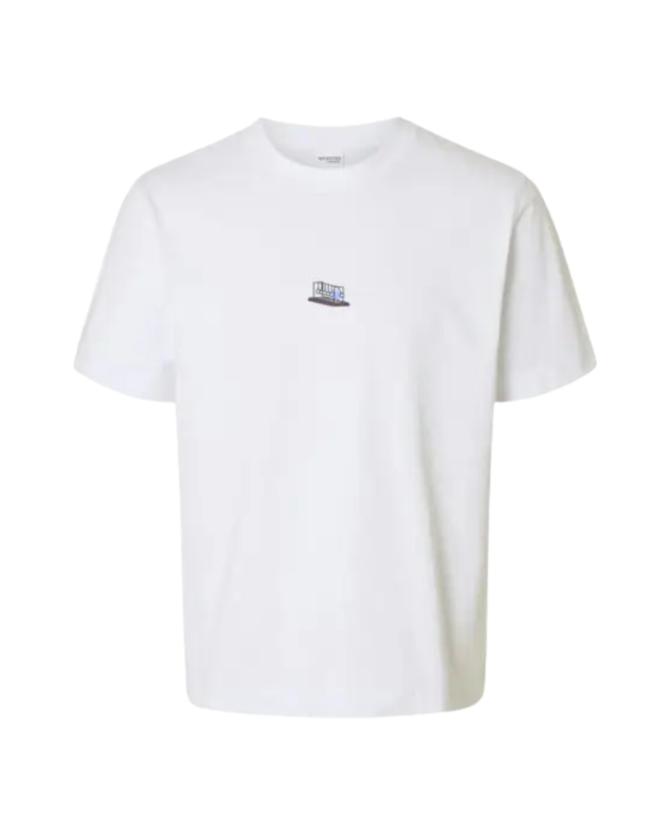 Pete License Ss O-neck Tee Bright White