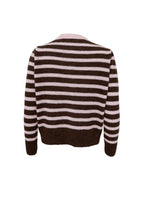 Black Colour Dell Puff Cardigan Brown