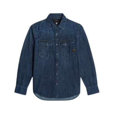 Dakota Slim shirt Denim Blue