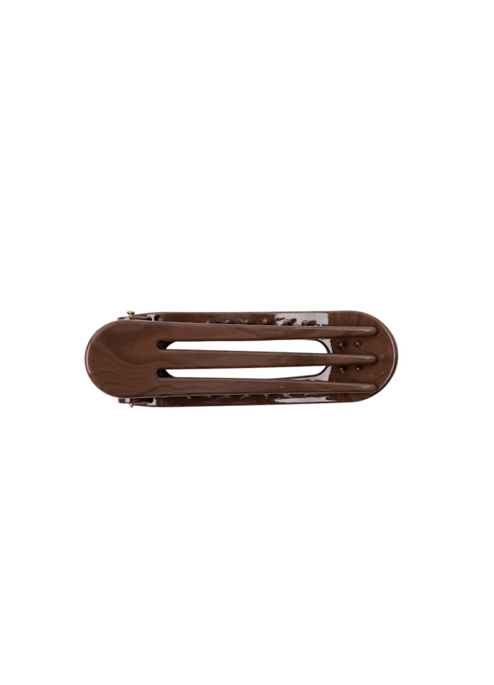 Black Colour Emery Hair Clip Coffee