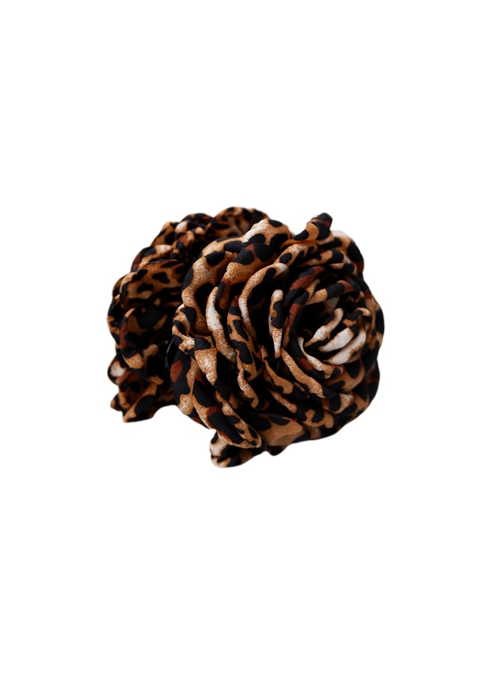 Black Colour Villa Mega Flower Hair Claw Dk. Leo