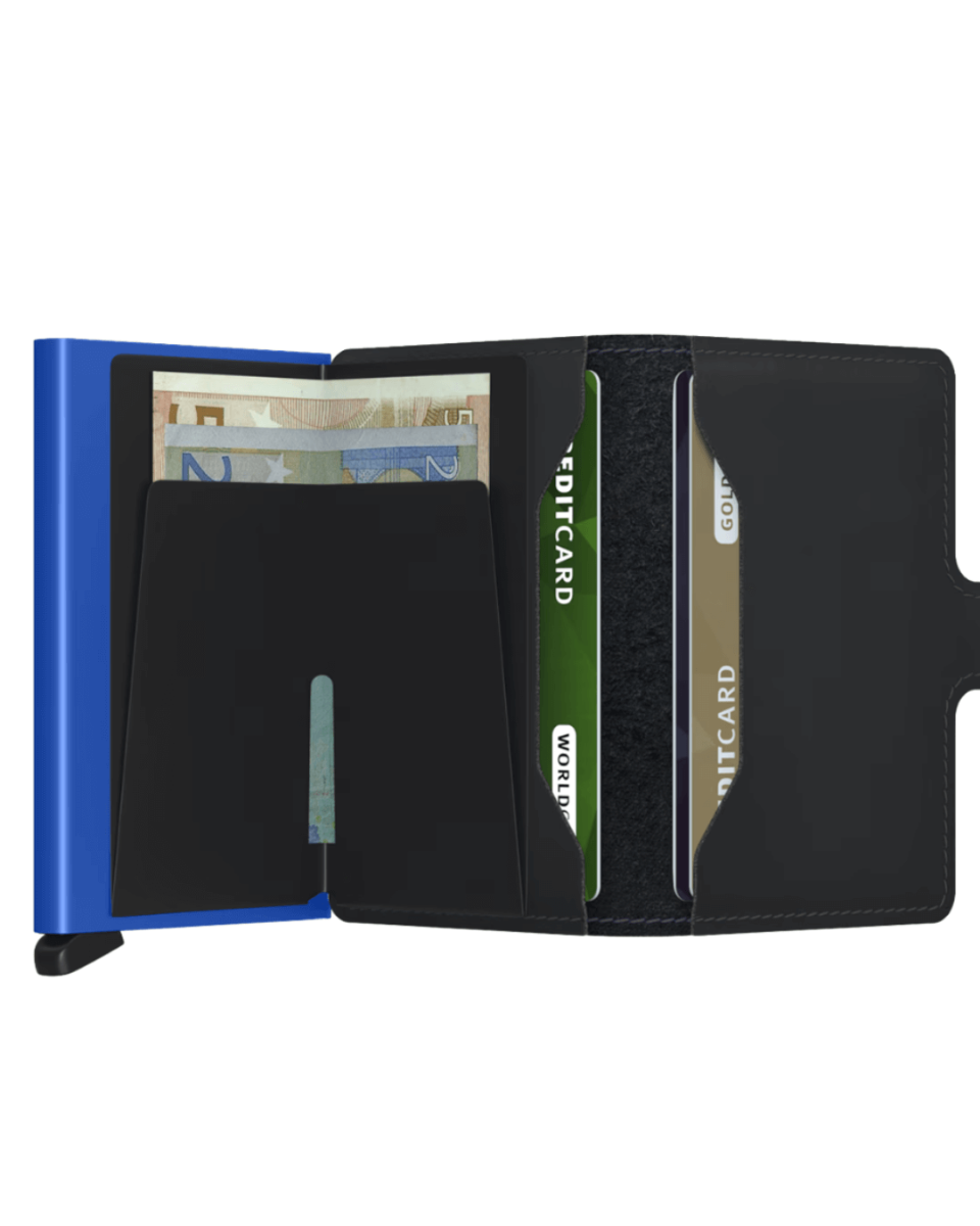 Secrid Mini Wallet Matte Black Blue