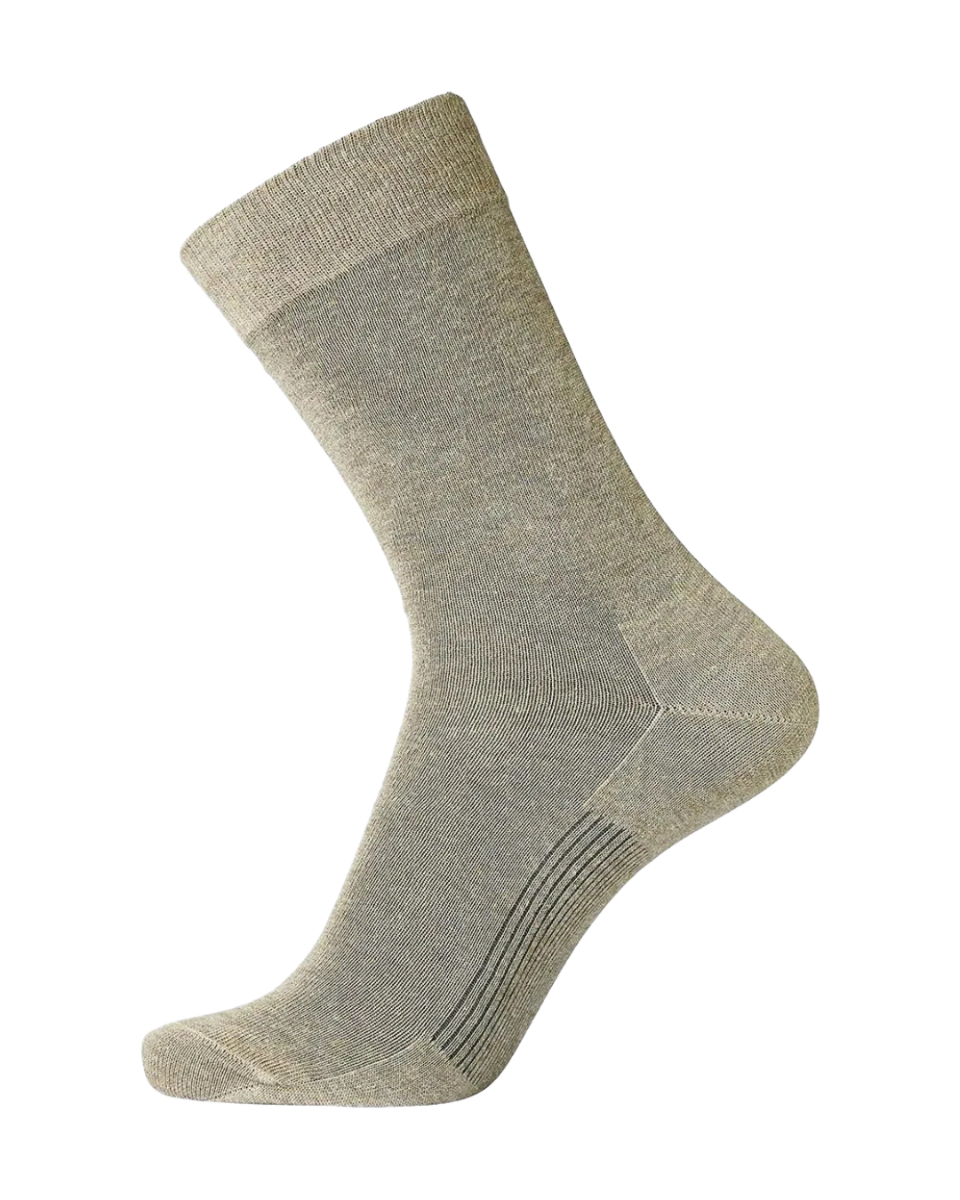 Egtved socks cotton Mørk Beige