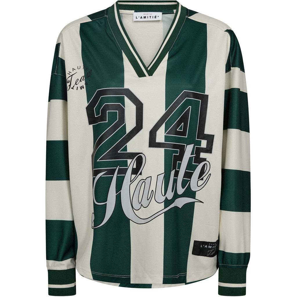 Haute 24 Stripe Blouse Green