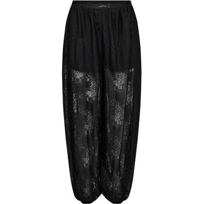 Bella Lace Harem Pant Black