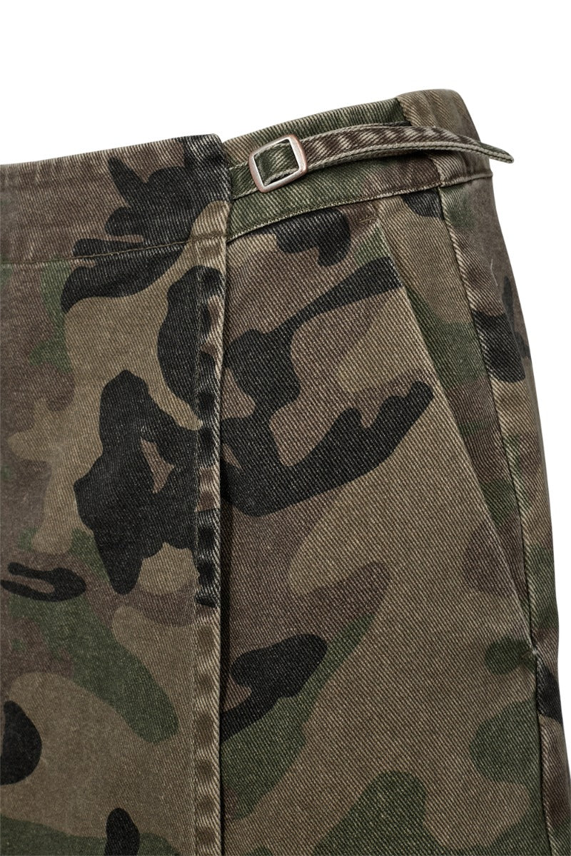 Paula Skirt Shorts Camouflage