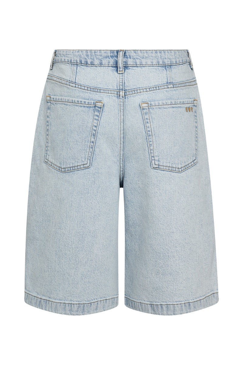 Janice Slung Shorts Wash Lugo Denim Blue