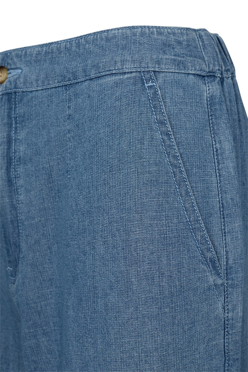Queen Chambray Pant Denim Blue