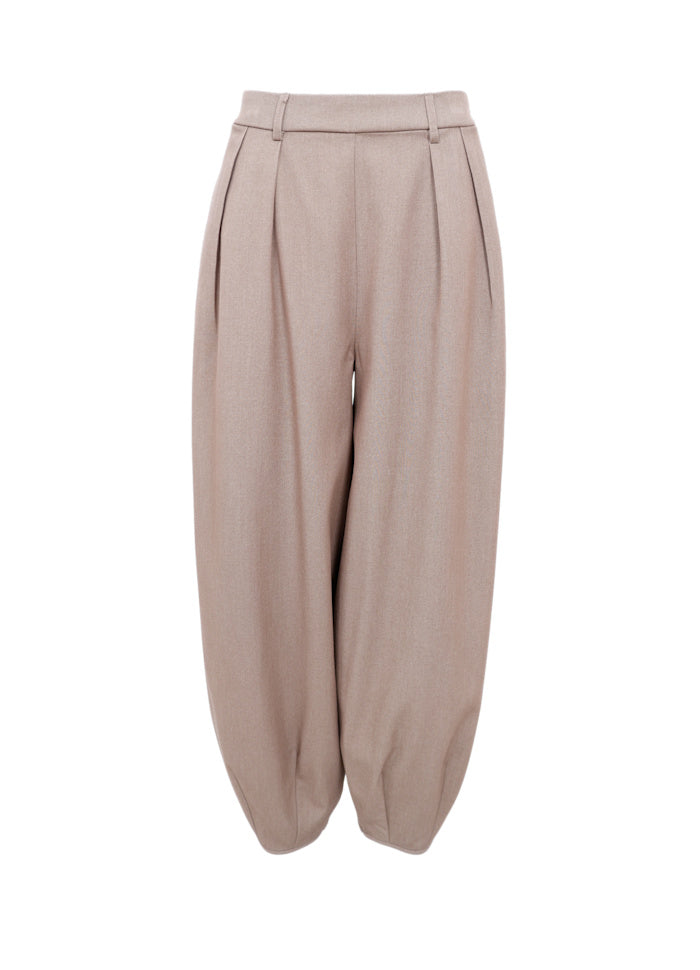 Black Colour Amina Balloon Pant Latte