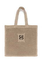 Crochet Tote Bag Beige