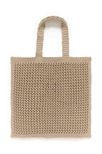Crochet Tote Bag Beige