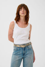 Drew Logo Top 2.0 Bright White