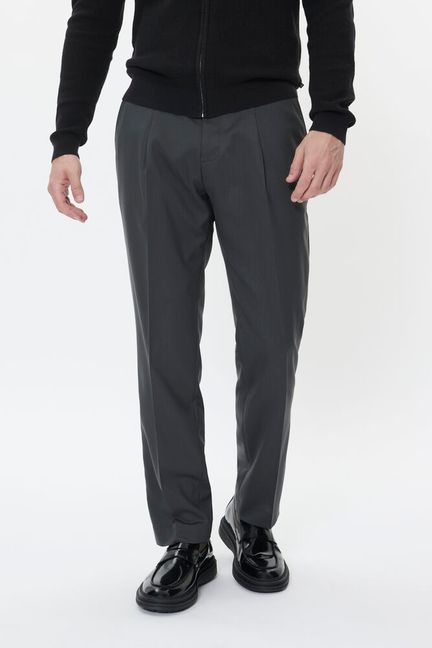 MAweller Pleat Pant Black Oyster