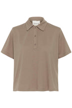 Abby Polo T-shirt Walnut
