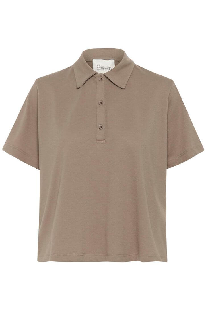 Abby Polo T-shirt Walnut