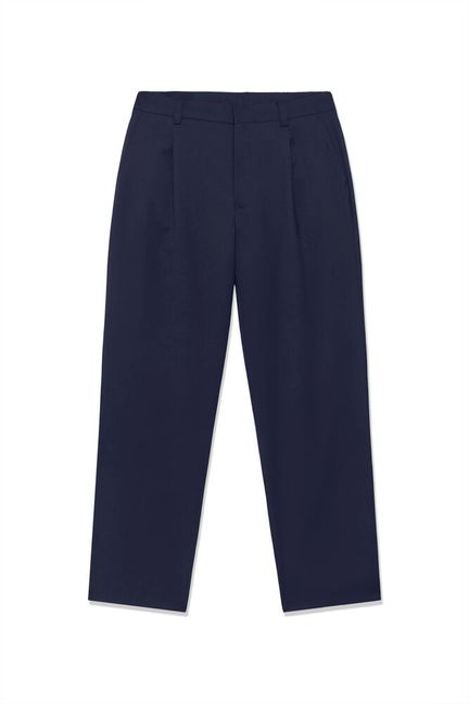 MAchino Pleat Pant Dark Navy