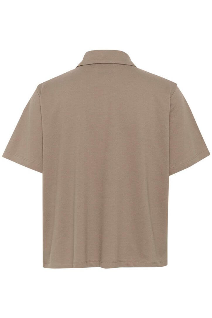 Abby Polo T-shirt Walnut