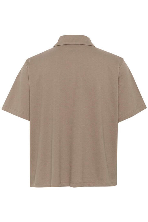 Abby Polo T-shirt Walnut