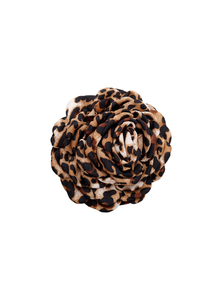 Black Colour Villa Mega Flower Hair Claw Dk. Leo