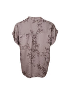Black Colour Nancy SS Blouse Taupe