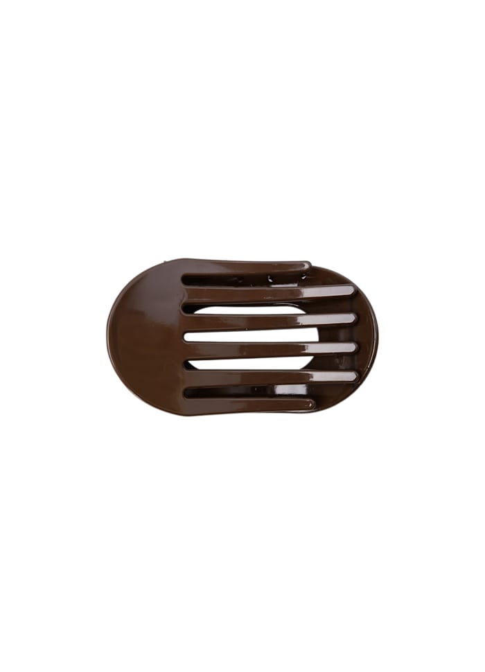 Black Colour Milla Glossy Hair Claw Espresso