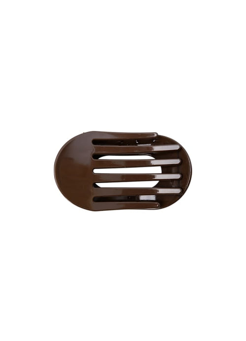 Black Colour Milla Glossy Hair Claw Espresso